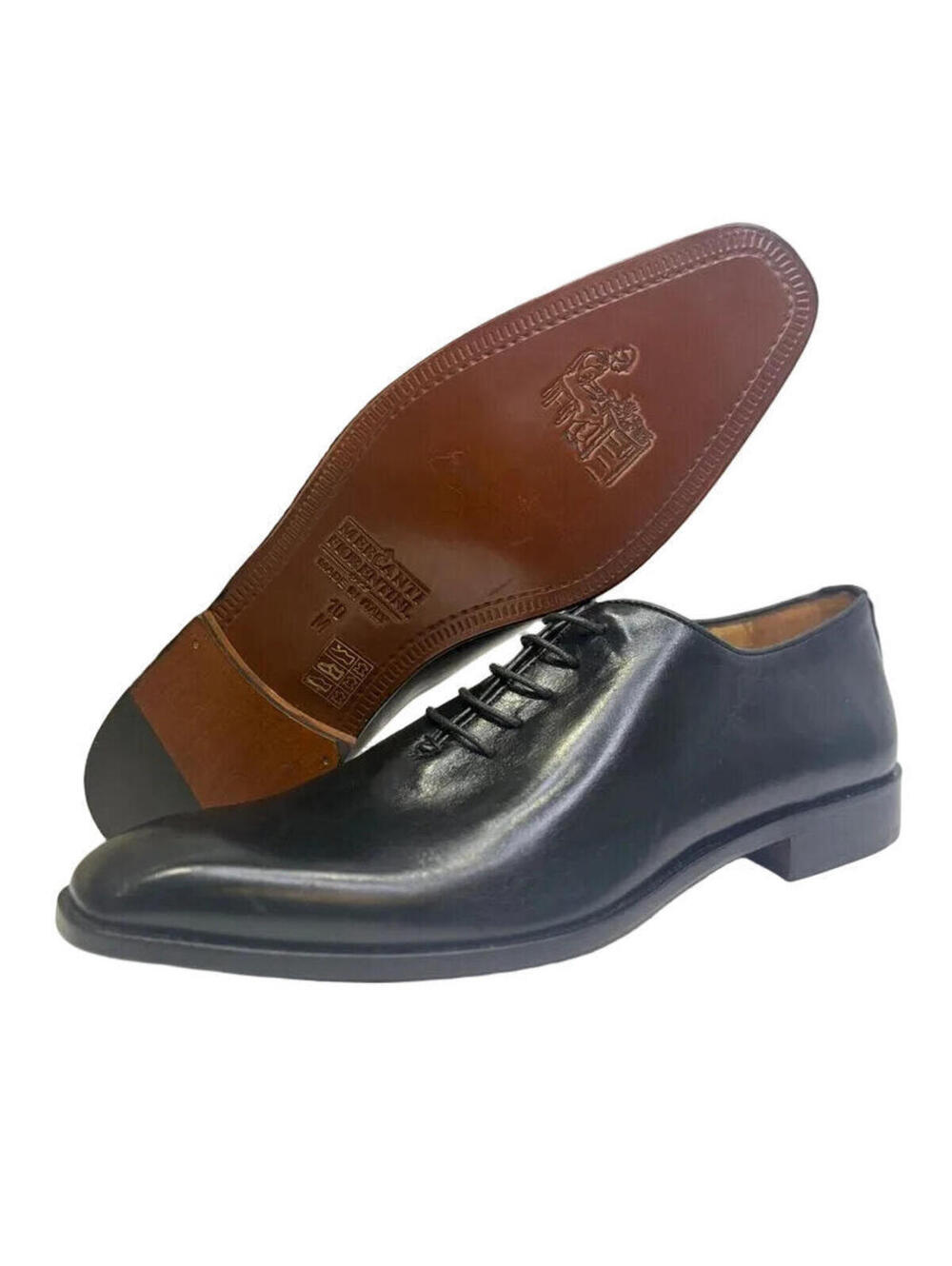 Mercanti Florenti Elegant Black Dress Shoes